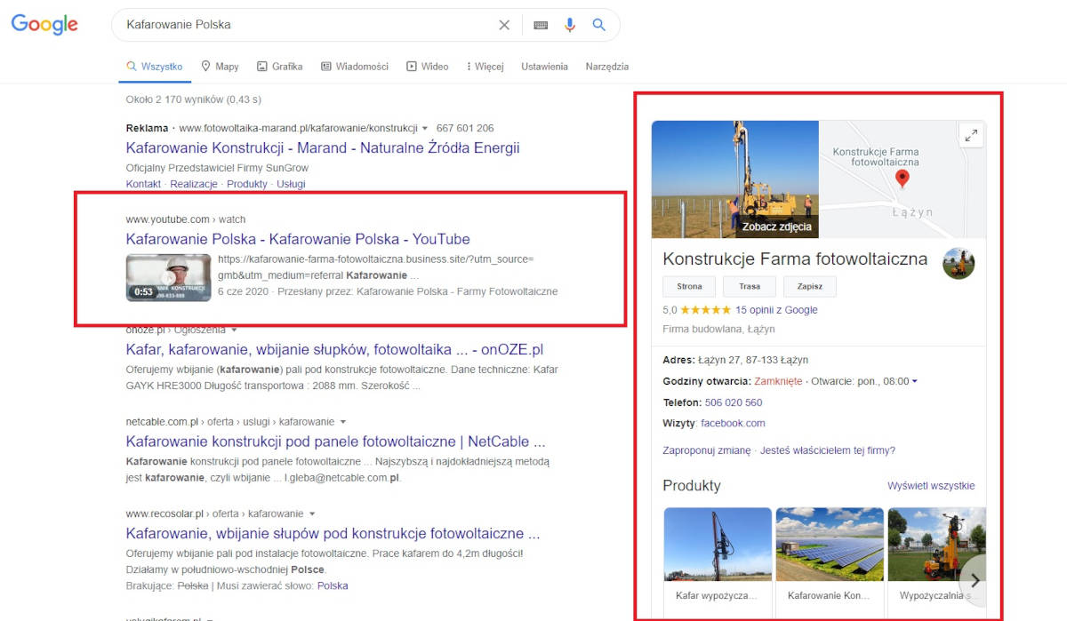 Zwiększenie obszaru widoczności w Google